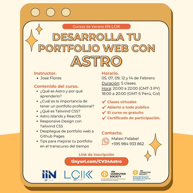 Workshop Portfolio with Astro
